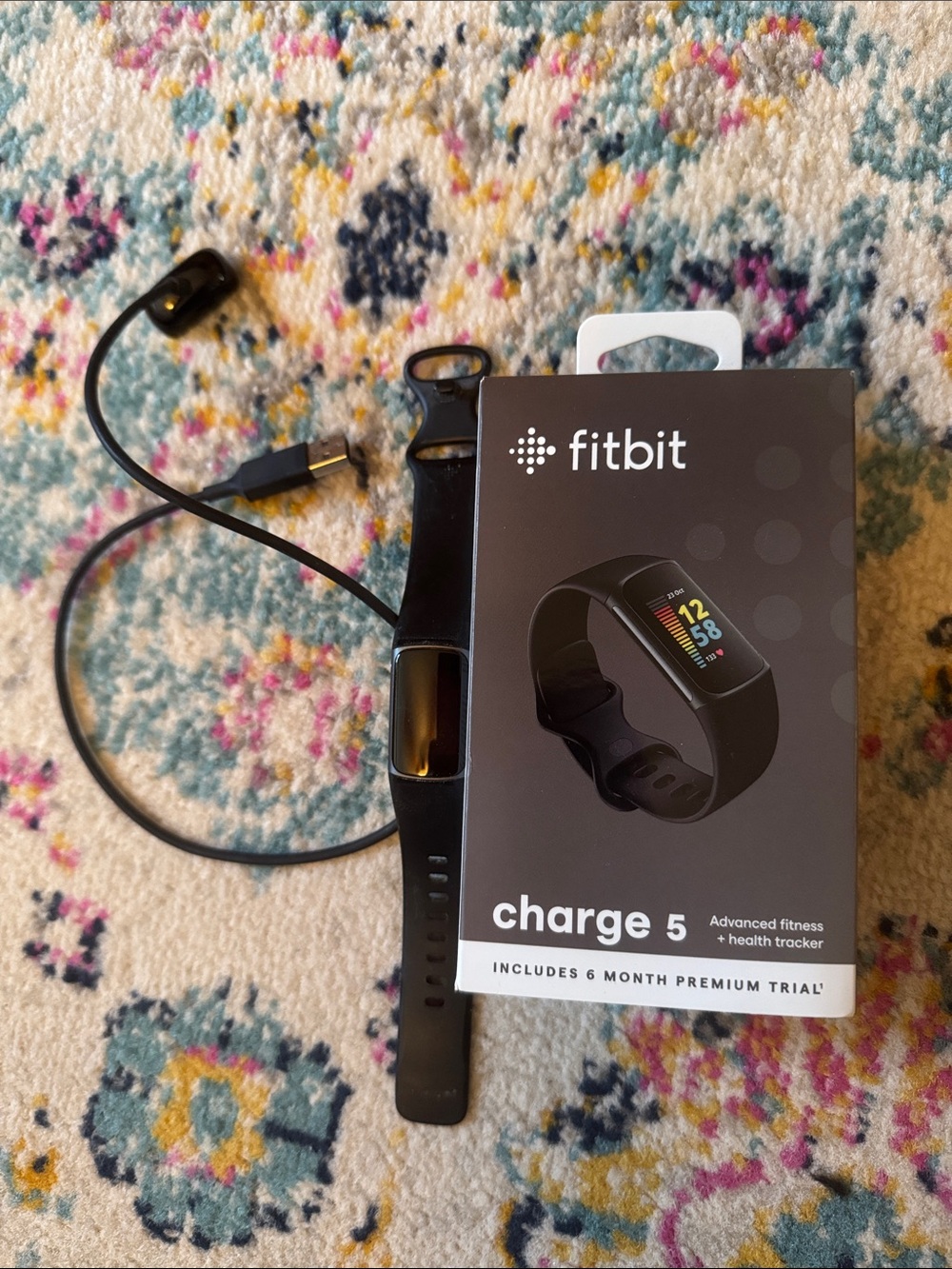 fitbit Charge 5 Smart Fitness Tracker - Black